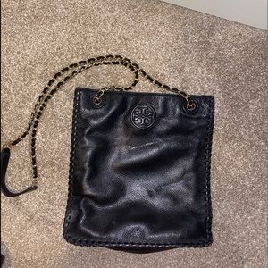 Black Tory Burch crossbody with dust bag